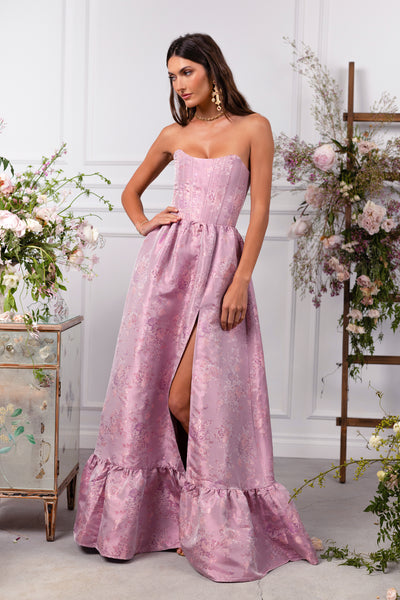 The Charlotte Dress in Orchid Haze Windsor – V. Chapman The Charlotte Dress in Orchid Haze Windsor – V. Chapman