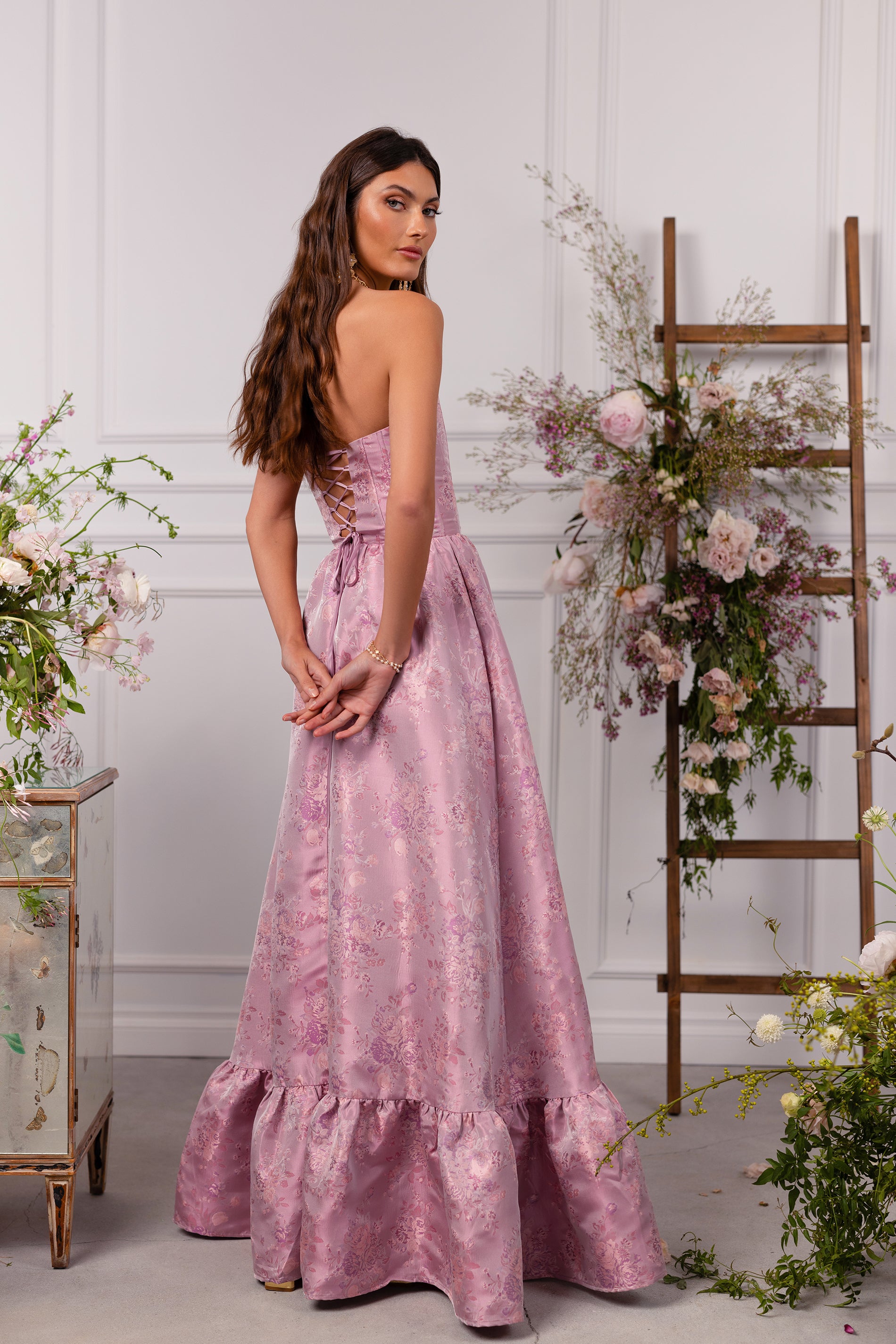 The Charlotte Dress in Orchid Haze Windsor 14 / Orchid Haze Windsor The Charlotte Dress in Orchid Haze Windsor 14 / Orchid Haze Windsor