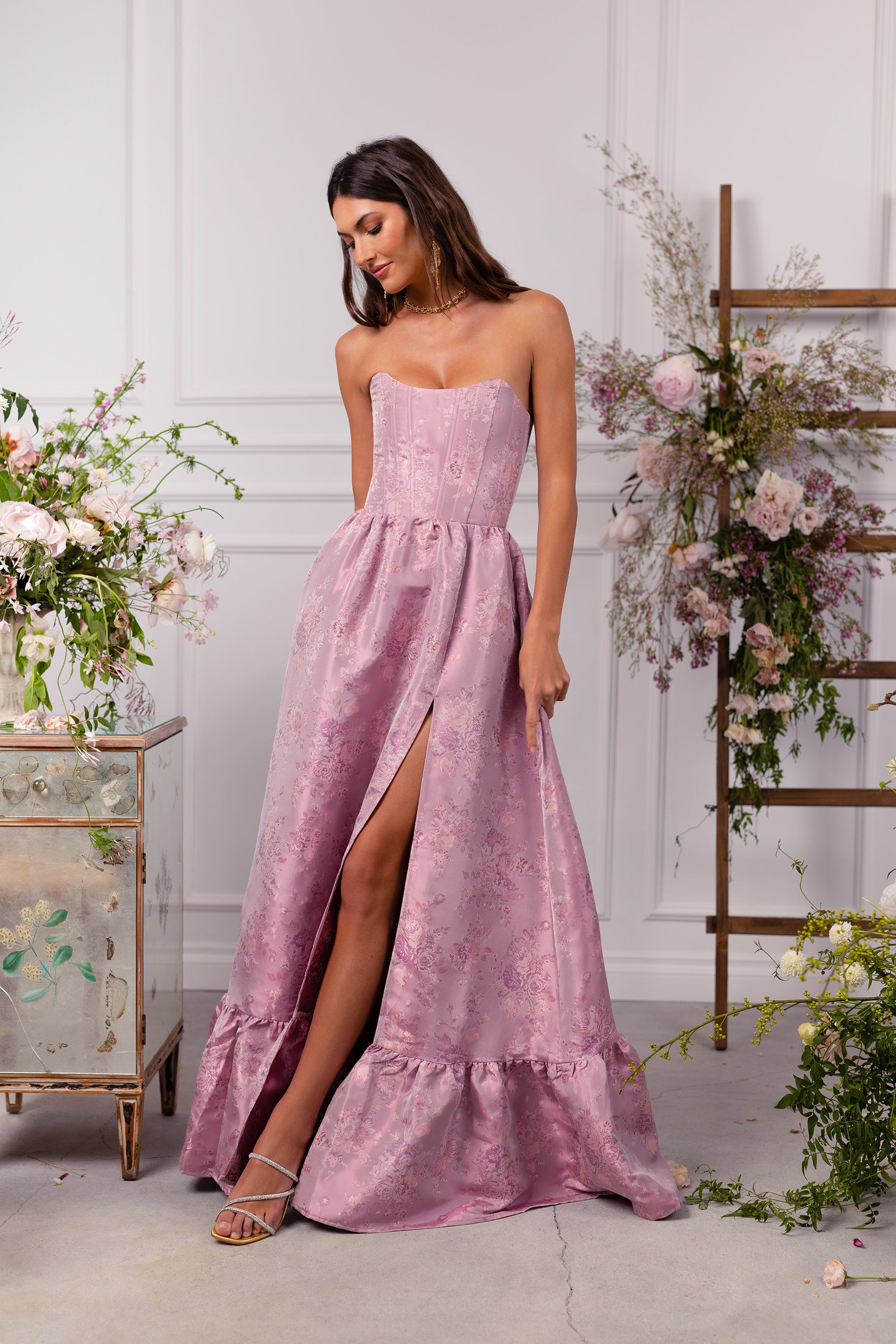 The Charlotte Dress in Orchid Haze Windsor 14 / Orchid Haze Windsor The Charlotte Dress in Orchid Haze Windsor 14 / Orchid Haze Windsor