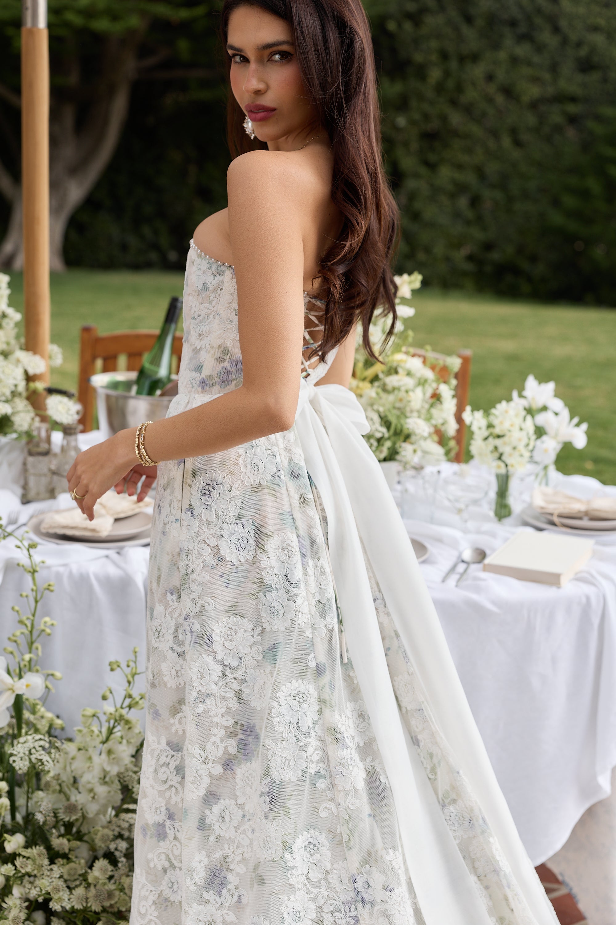 The Cambree Dress in Blue Watercolor Floral 14 The Cambree Dress in Blue Watercolor Floral 14