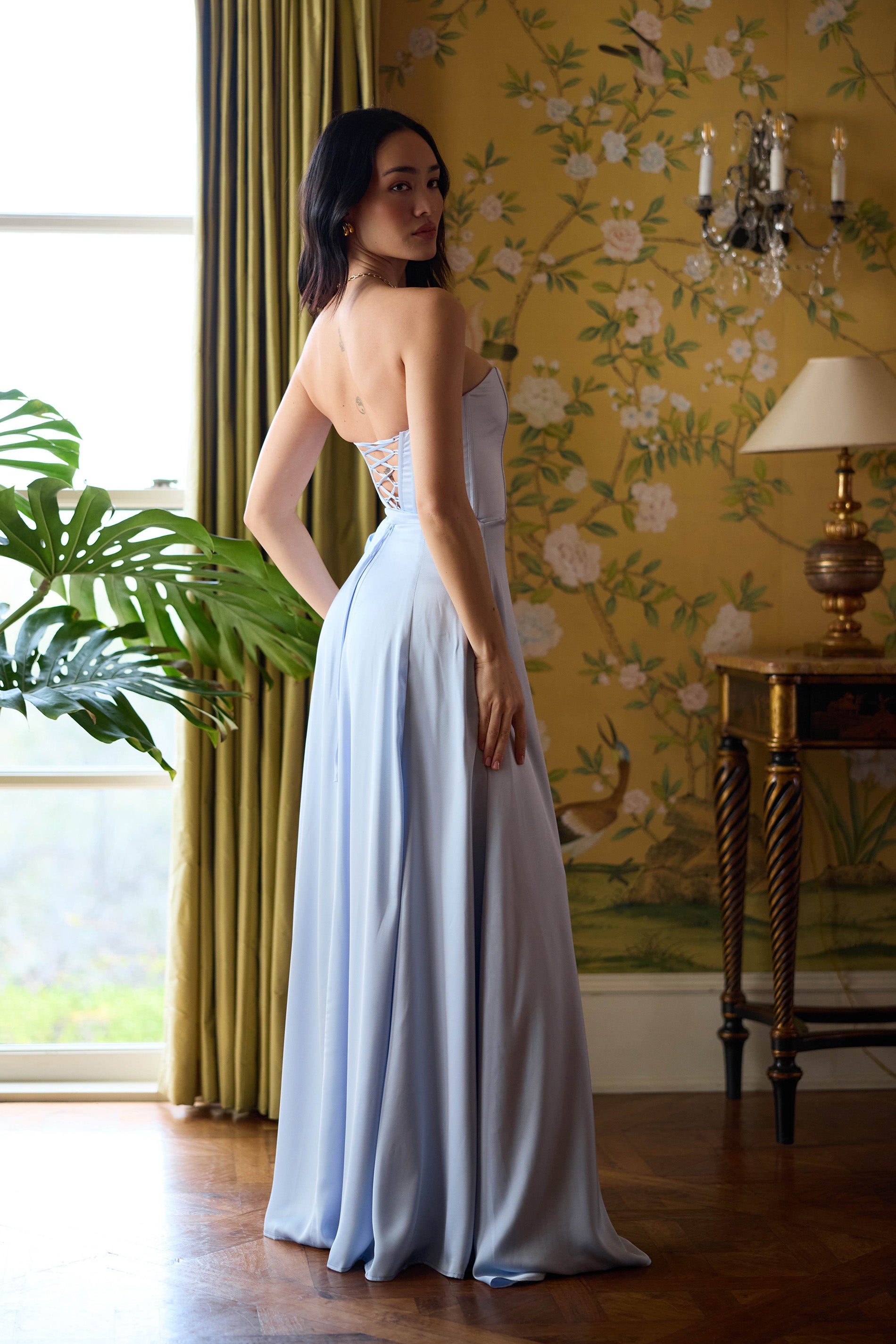 The Cecilia Dress in Halogen Blue 00 / Halogen Blue The Cecilia Dress in Halogen Blue 00 / Halogen Blue