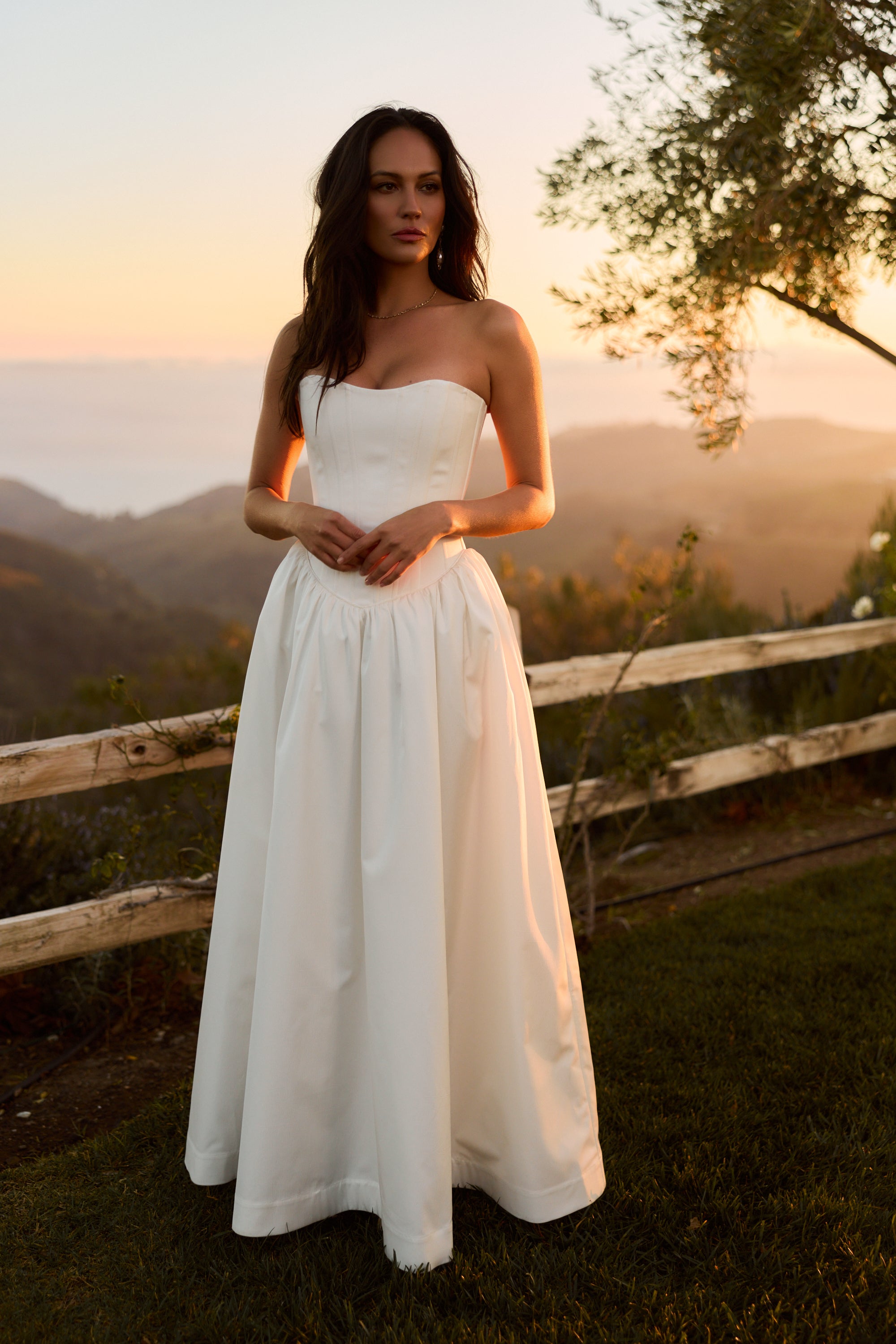 The Clara Gown in White 10 / White