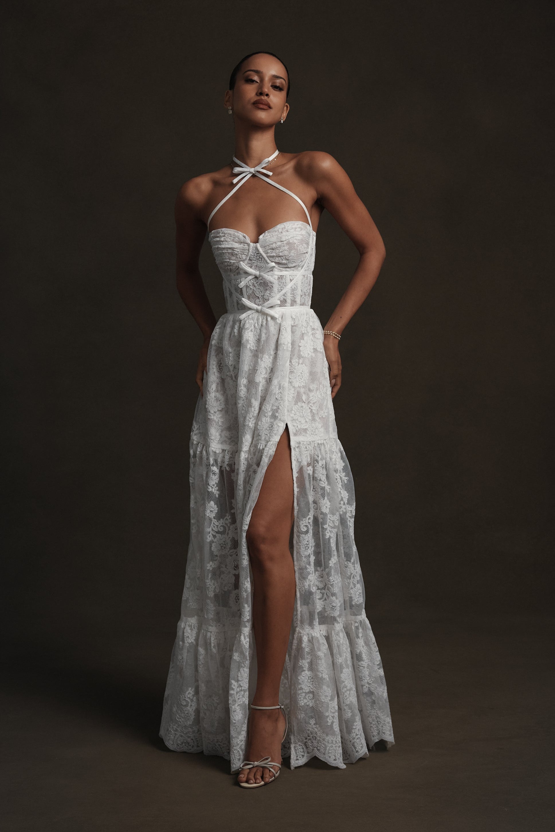 eloise a line dress Eloise Cream Maxi Dress