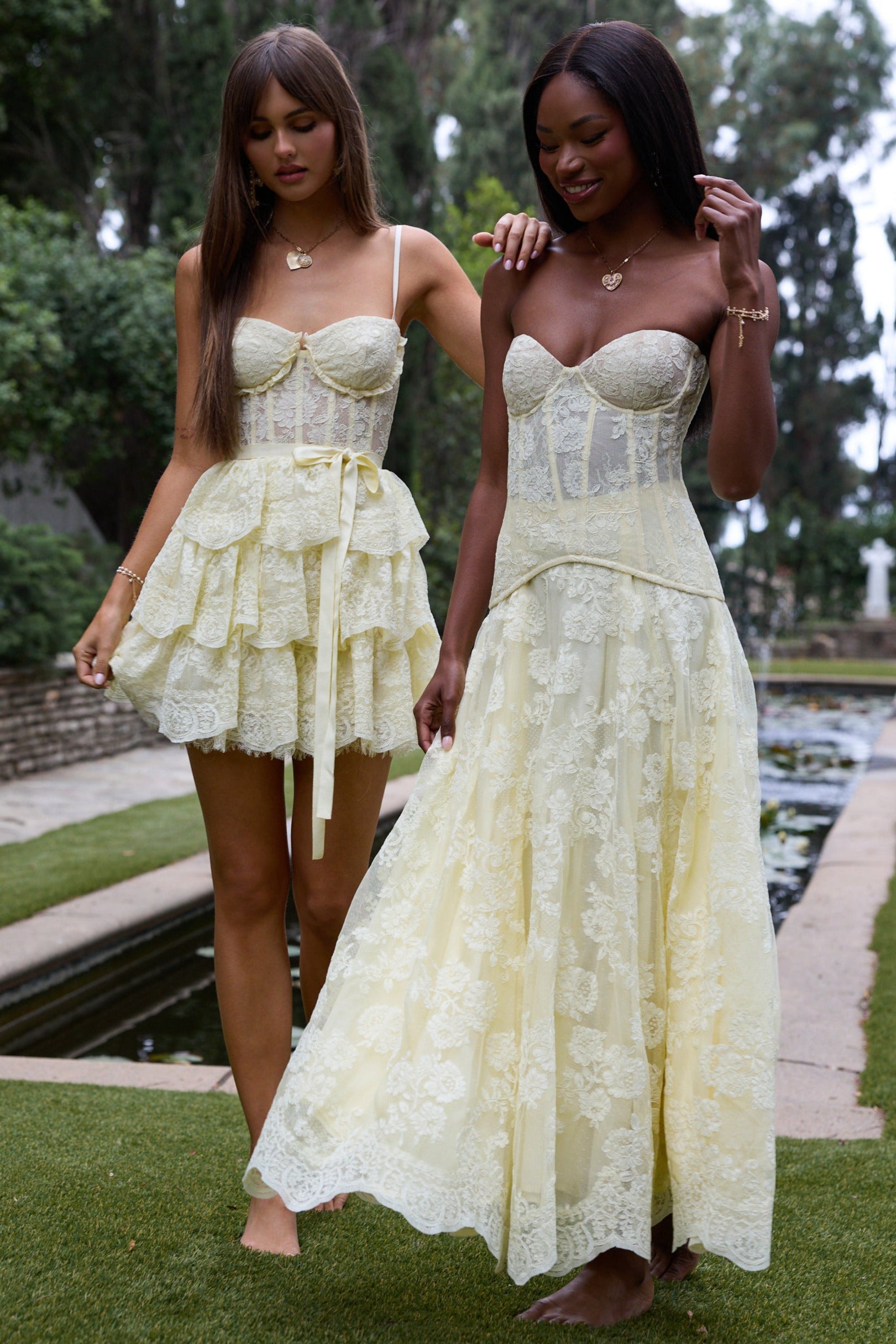 The Carolena Set in Transparent Yellow Lace – V. Chapman