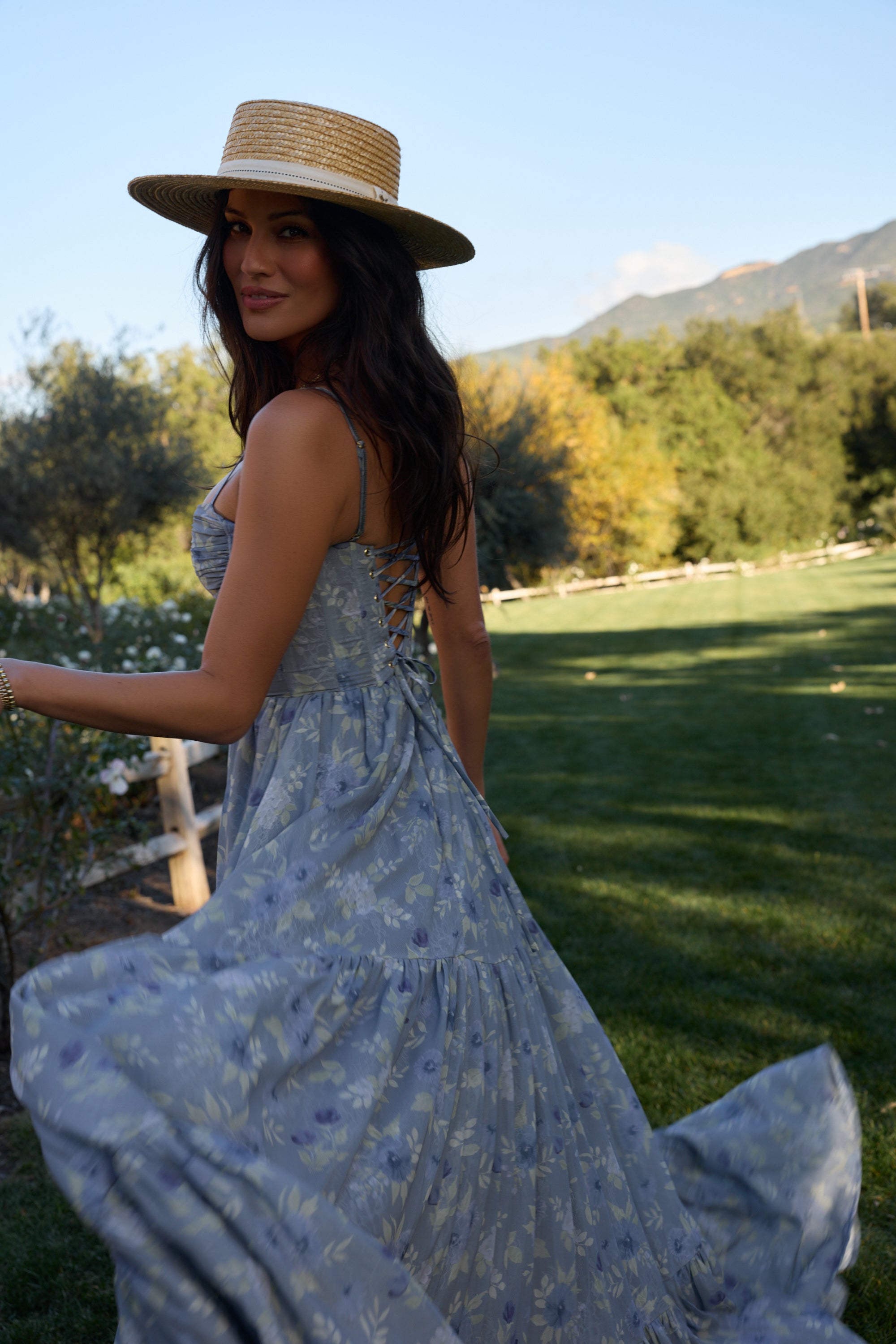 V. Chapman Gwen Dress in Slate