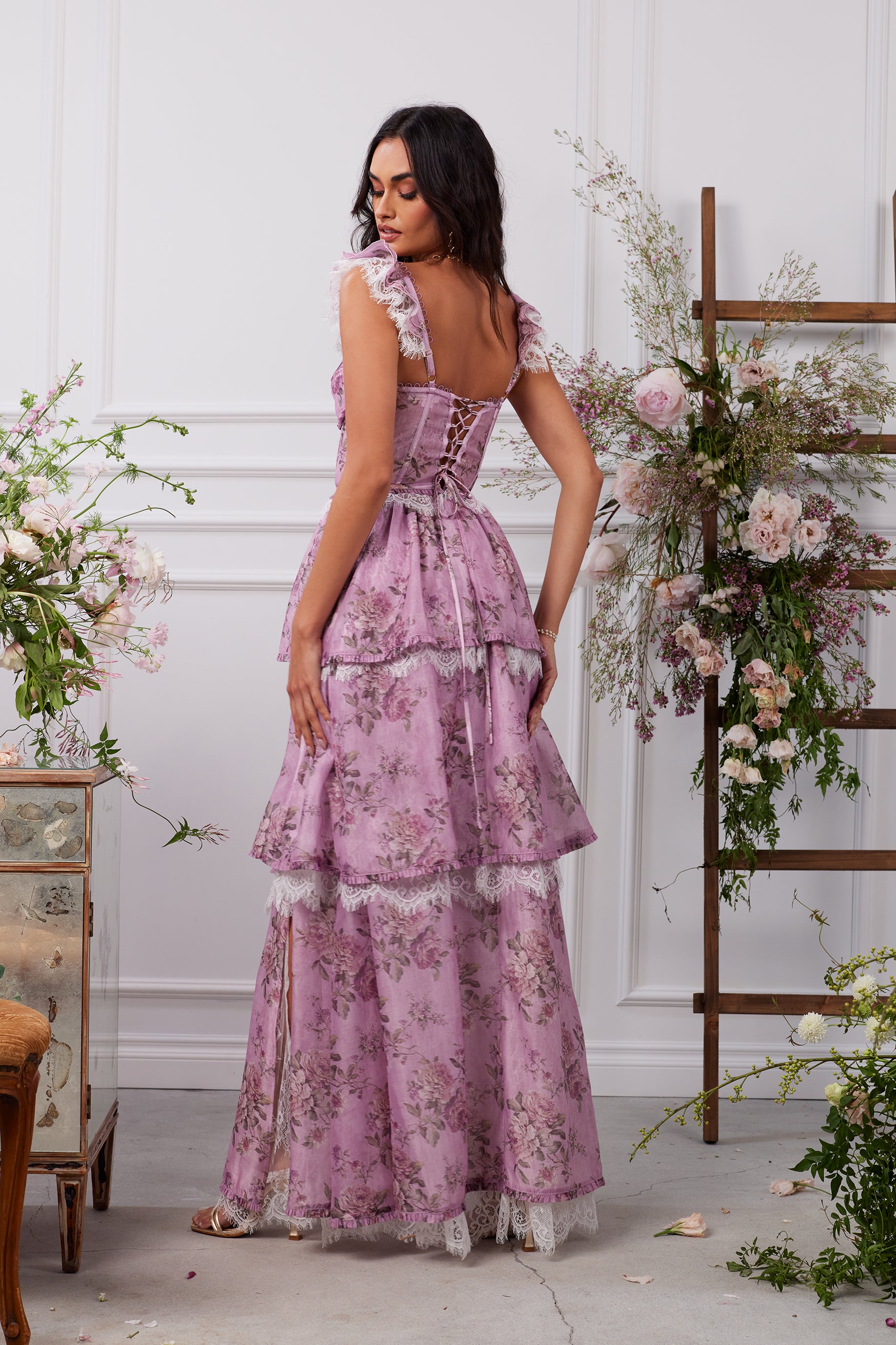 rose pink colour dress Dark Pink Strapless Tulle Ball Gown Pageant Evening Dress Size 2 / Pink