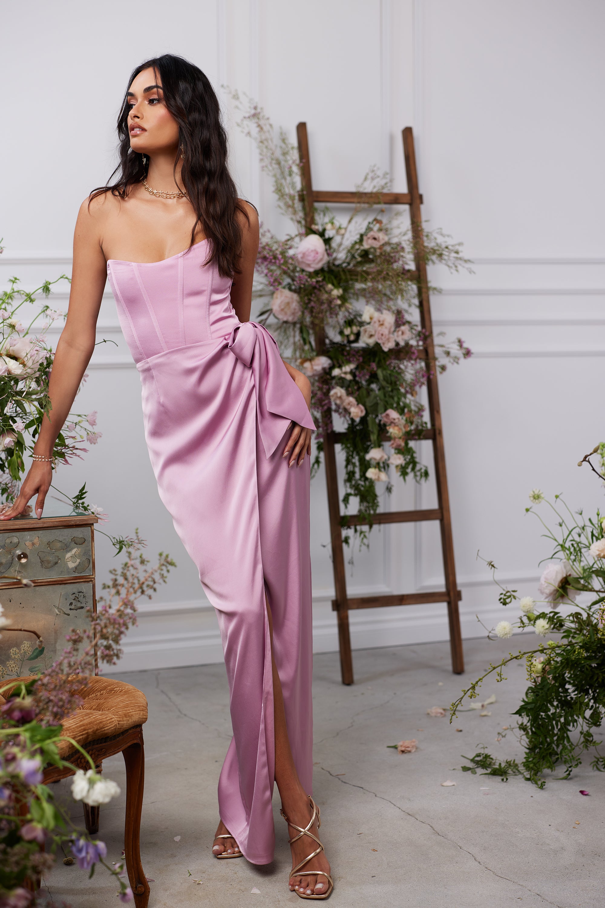 The June Dress in Mauve Mist 14 / Mauve Mist The June Dress in Mauve Mist 14 / Mauve Mist