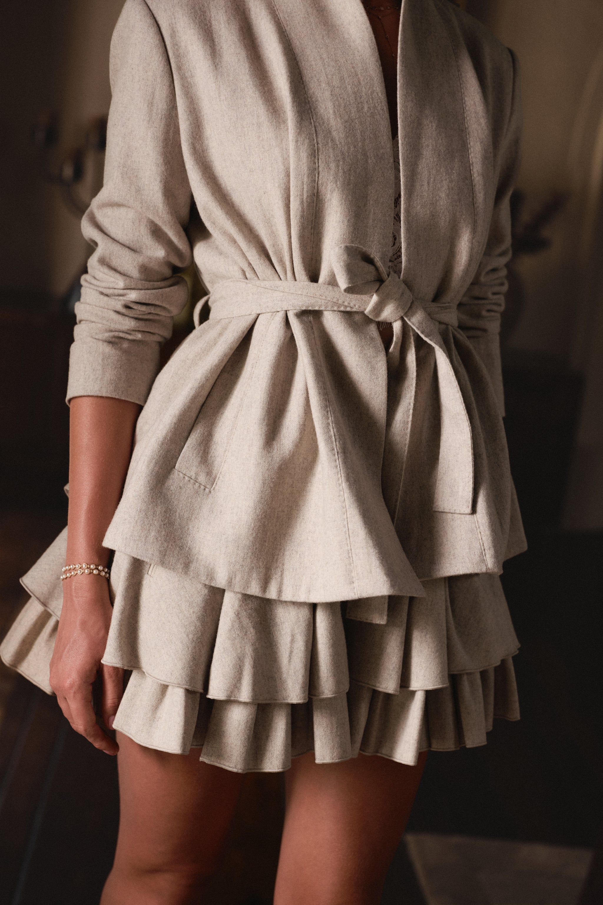 The Julian Jacket in Light Grey Wool - PRE-ORDER – V. Chapman
