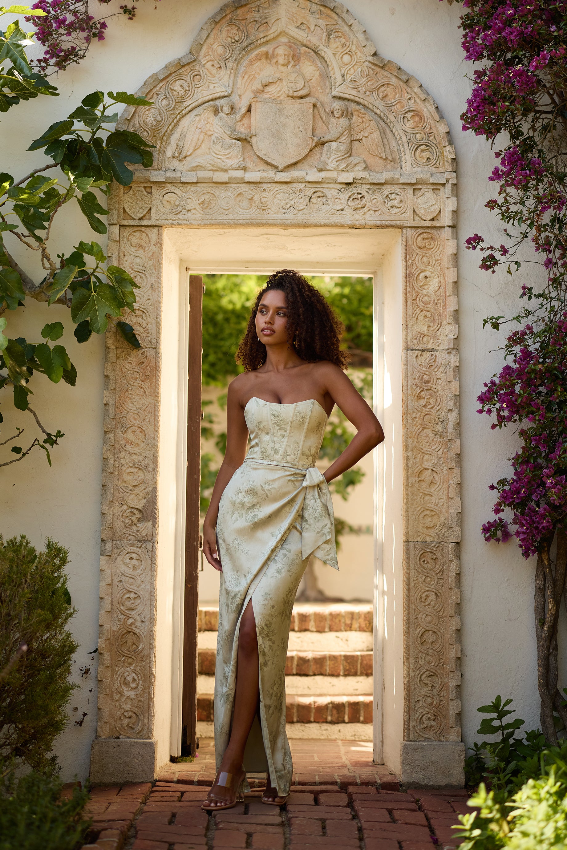The June Dress in Sage Tapestry 20 / Sage Tapestry The June Dress in Sage Tapestry 20 / Sage Tapestry