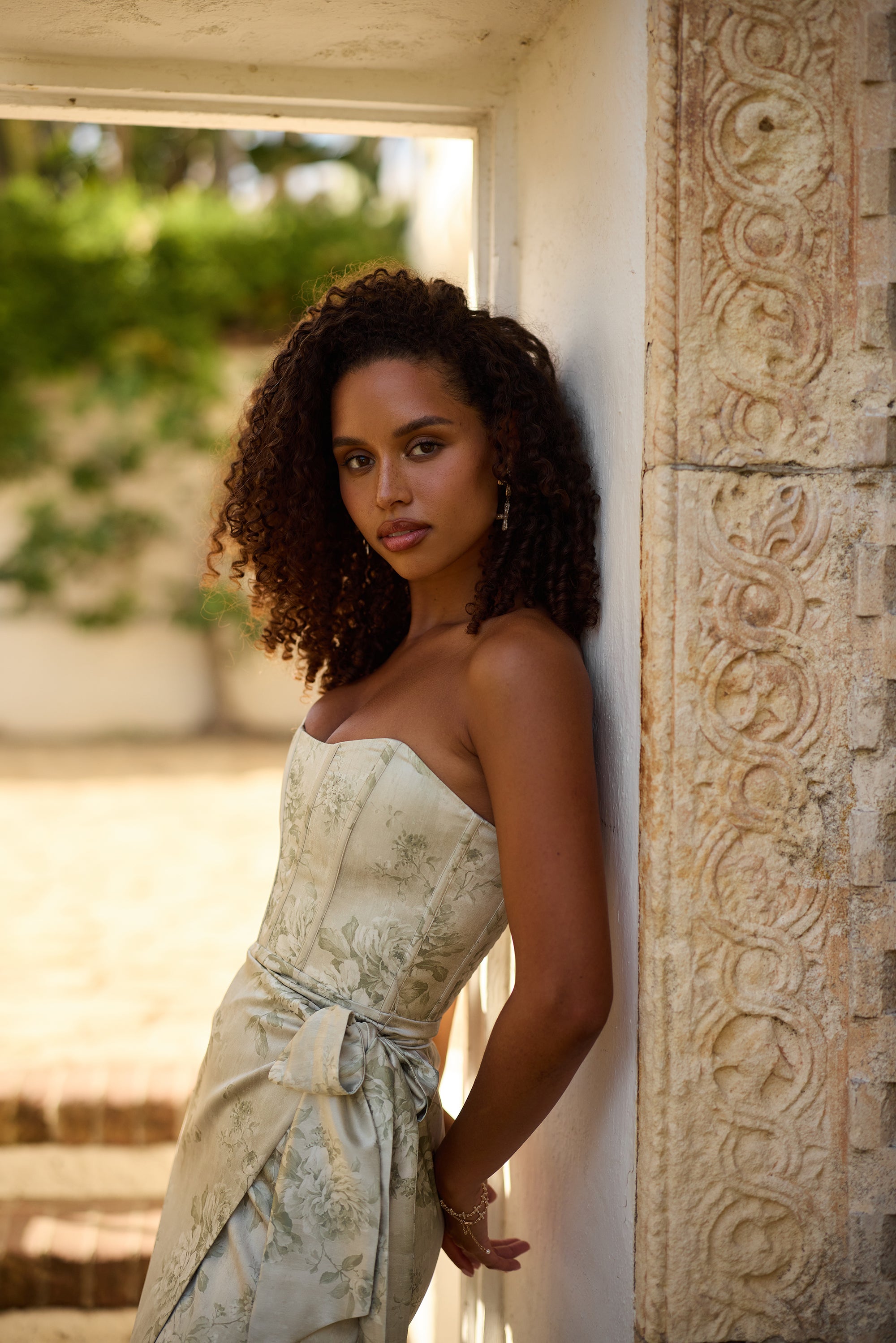 The June Dress in Sage Tapestry 20 / Sage Tapestry The June Dress in Sage Tapestry 20 / Sage Tapestry