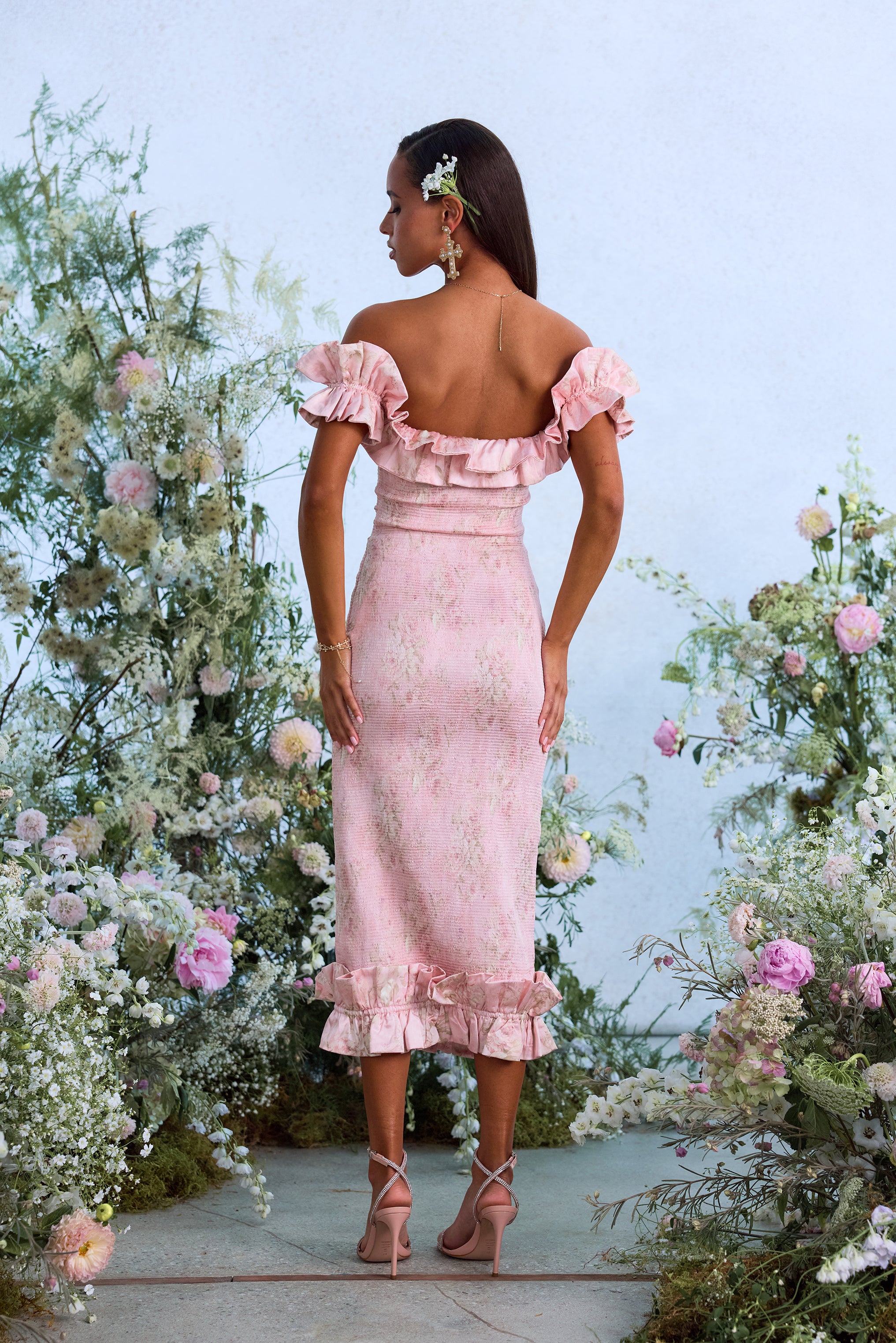 The Lilac Dress in Light Pink Tapestry Rose 12 / Light Pink Tapestry Rose The Lilac Dress in Light Pink Tapestry Rose 12 / Light Pink Tapestry Rose