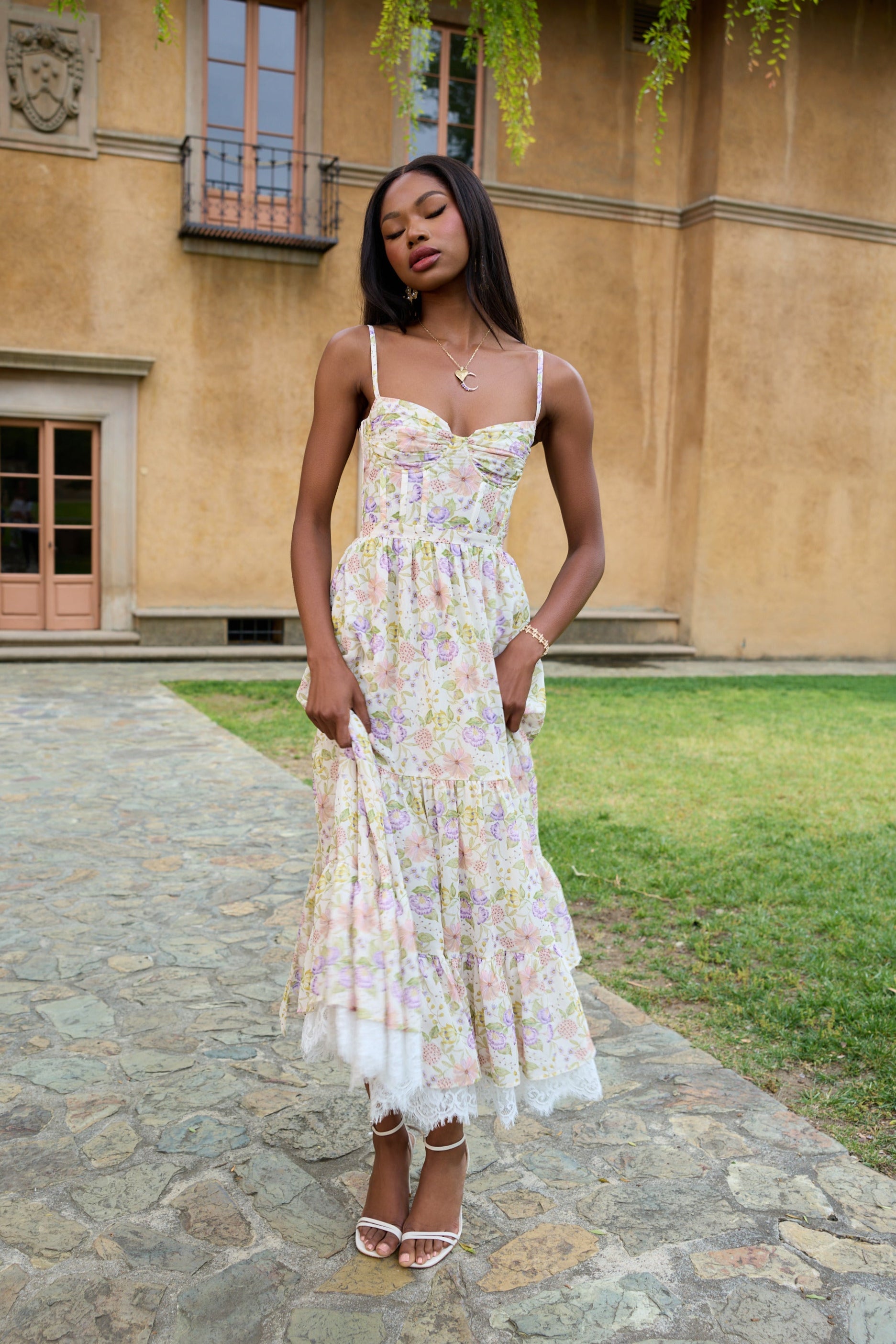 The Lara Dress in Cordoba Print 6 / Cordoba Print The Lara Dress in Cordoba Print 6 / Cordoba Print