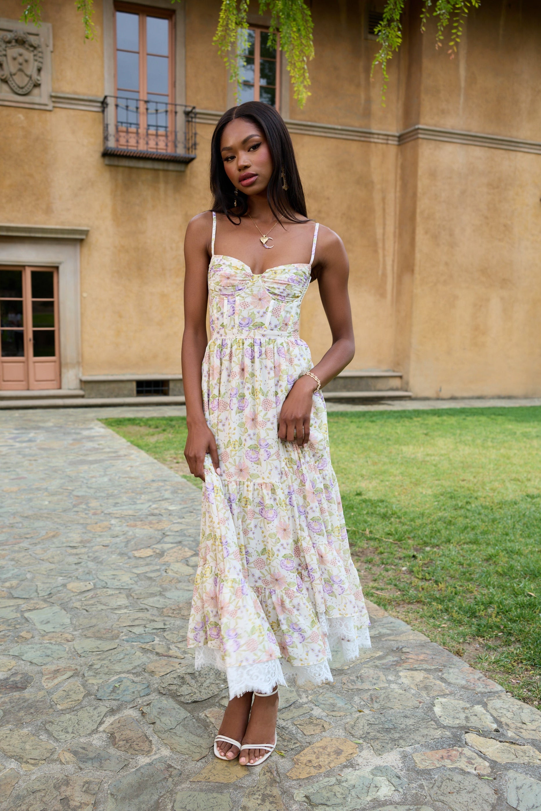 lara design dress Lara 28933 Women's Formal Evening & Wedding Guest Dress - Champagne