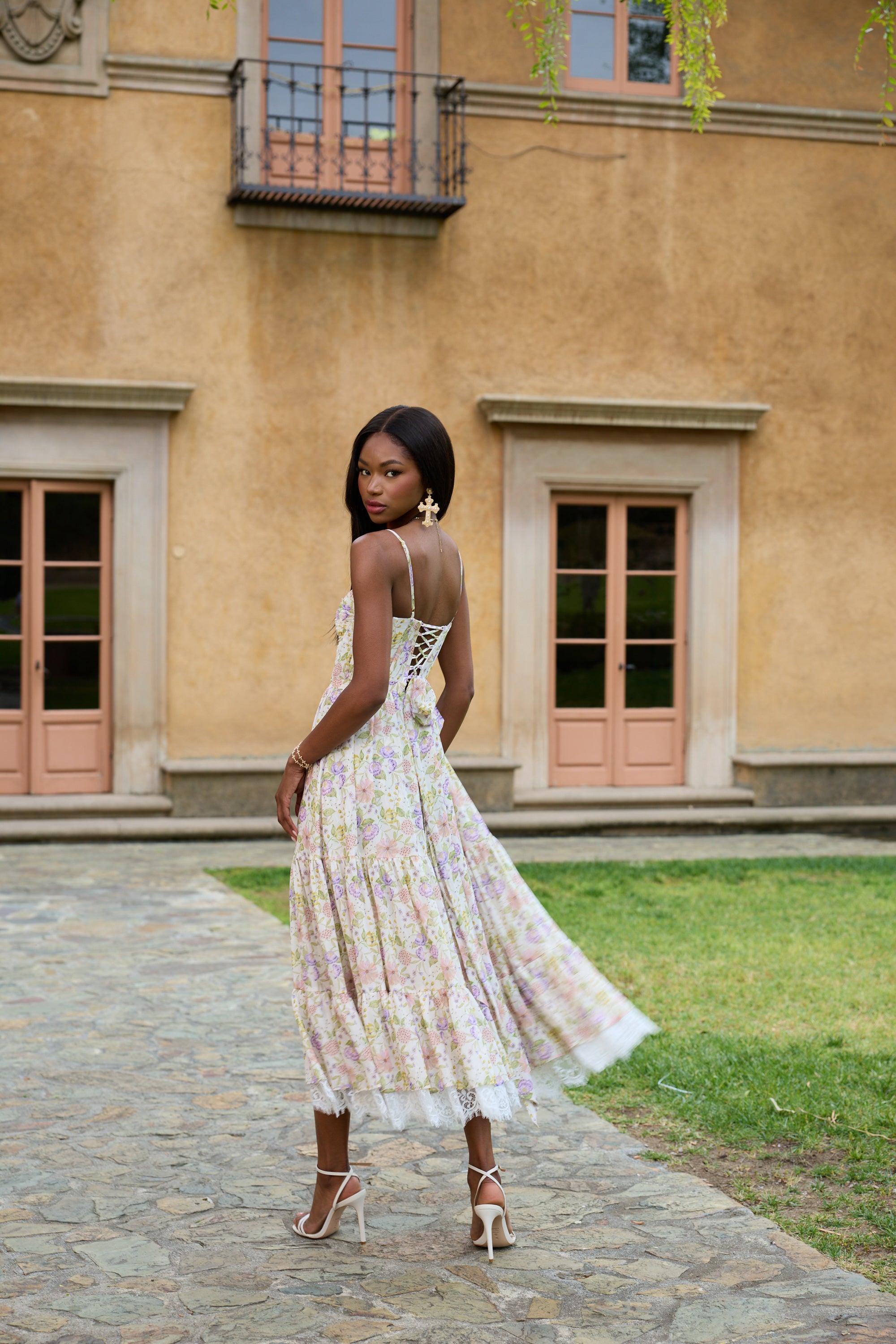 The Lara Dress in Cordoba Print 6 / Cordoba Print The Lara Dress in Cordoba Print 6 / Cordoba Print