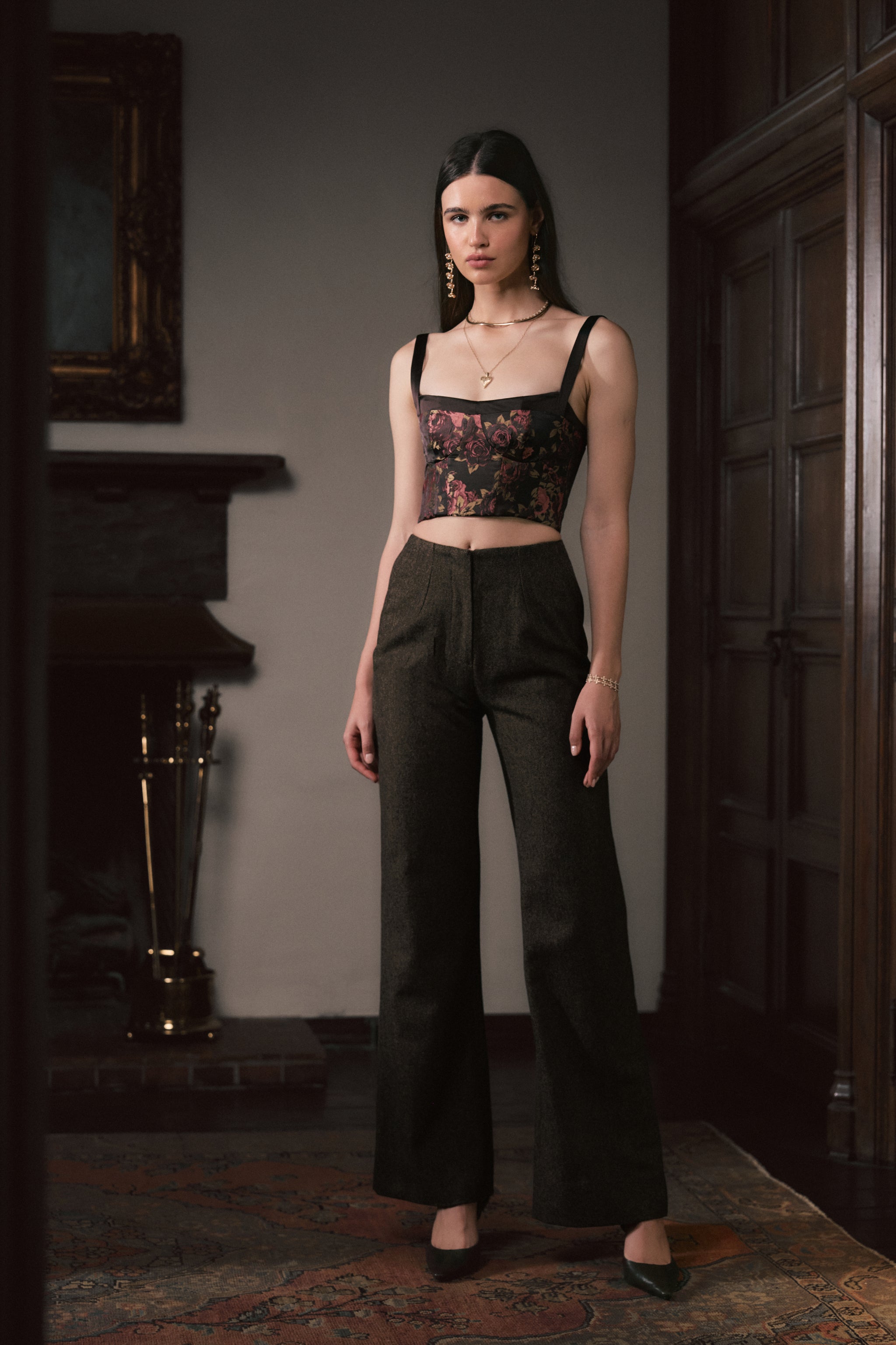 The Franklin Pant in Brown Tweed – V. Chapman