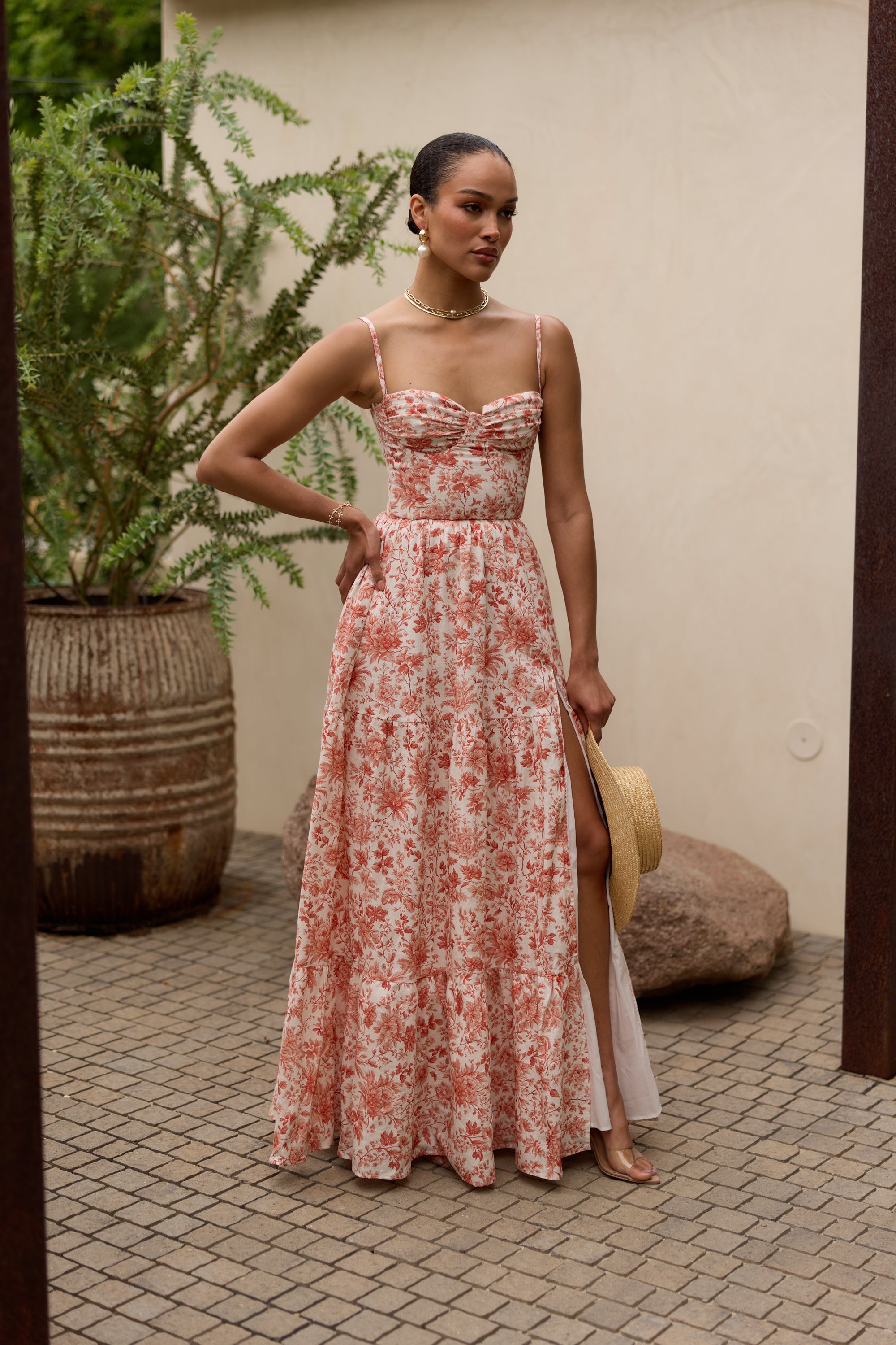 toile bridesmaid dresses Blue And White Toile Dress