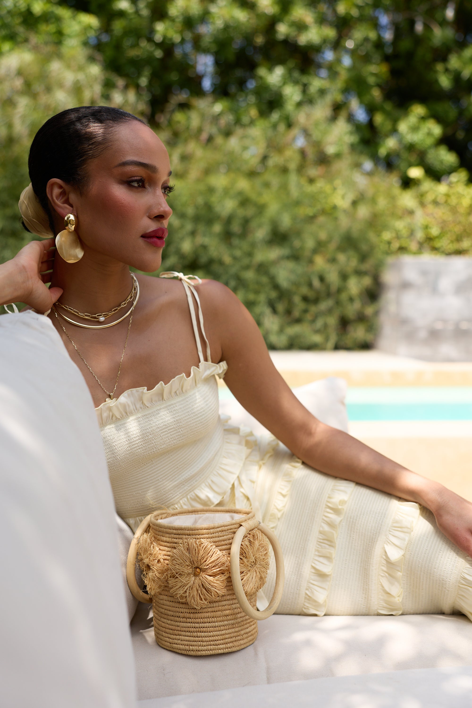 The Lily Dress in Transparent Yellow 00 / Transparent Yellow