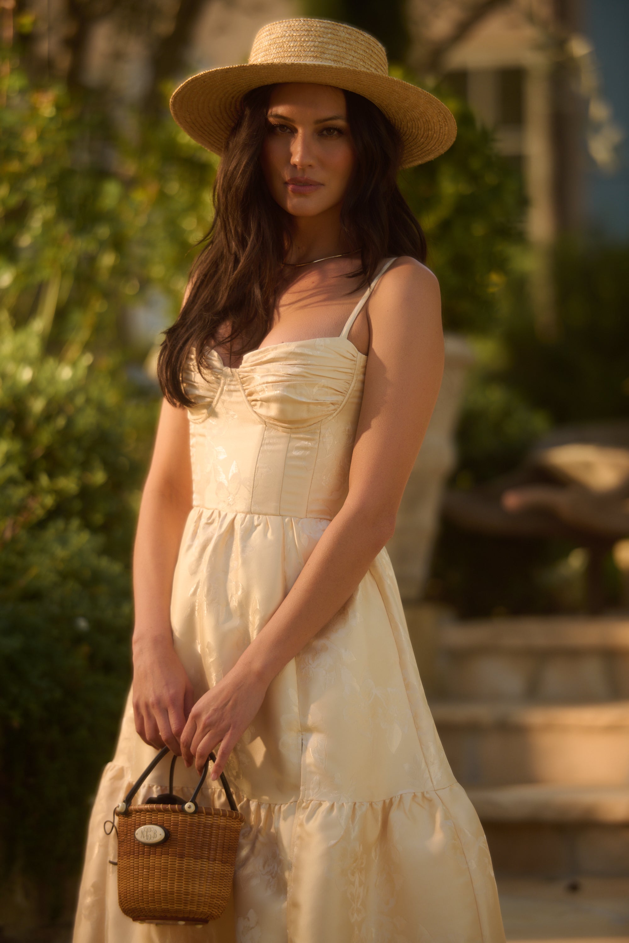 The Lucetta Dress in Butter Yellow Baroque Floral 16 / Butter Yellow Baroque Floral The Lucetta Dress in Butter Yellow Baroque Floral 16 / Butter Yellow Baroque Floral