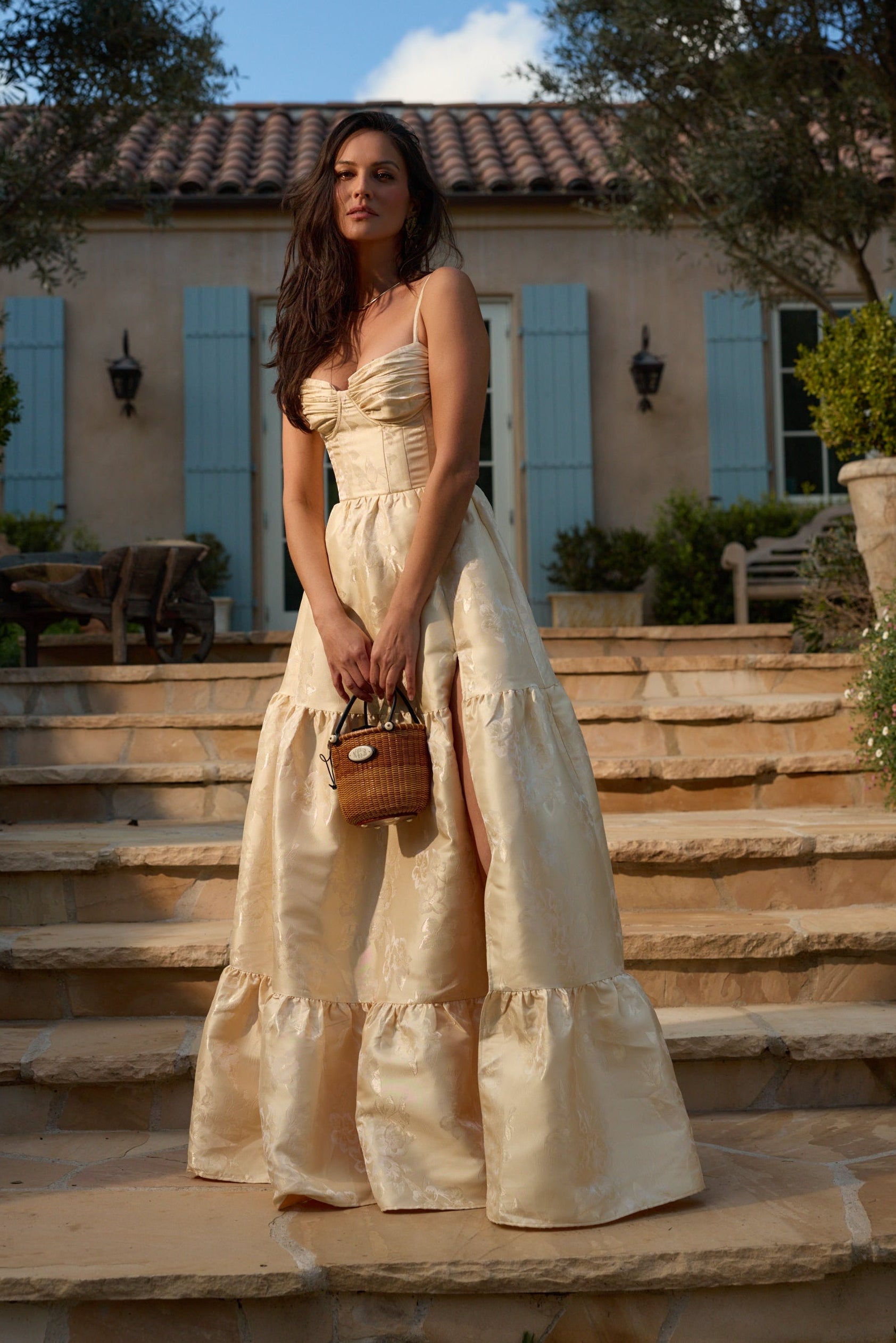 long butter yellow dress Nalla Maxi Dress Butter Yellow