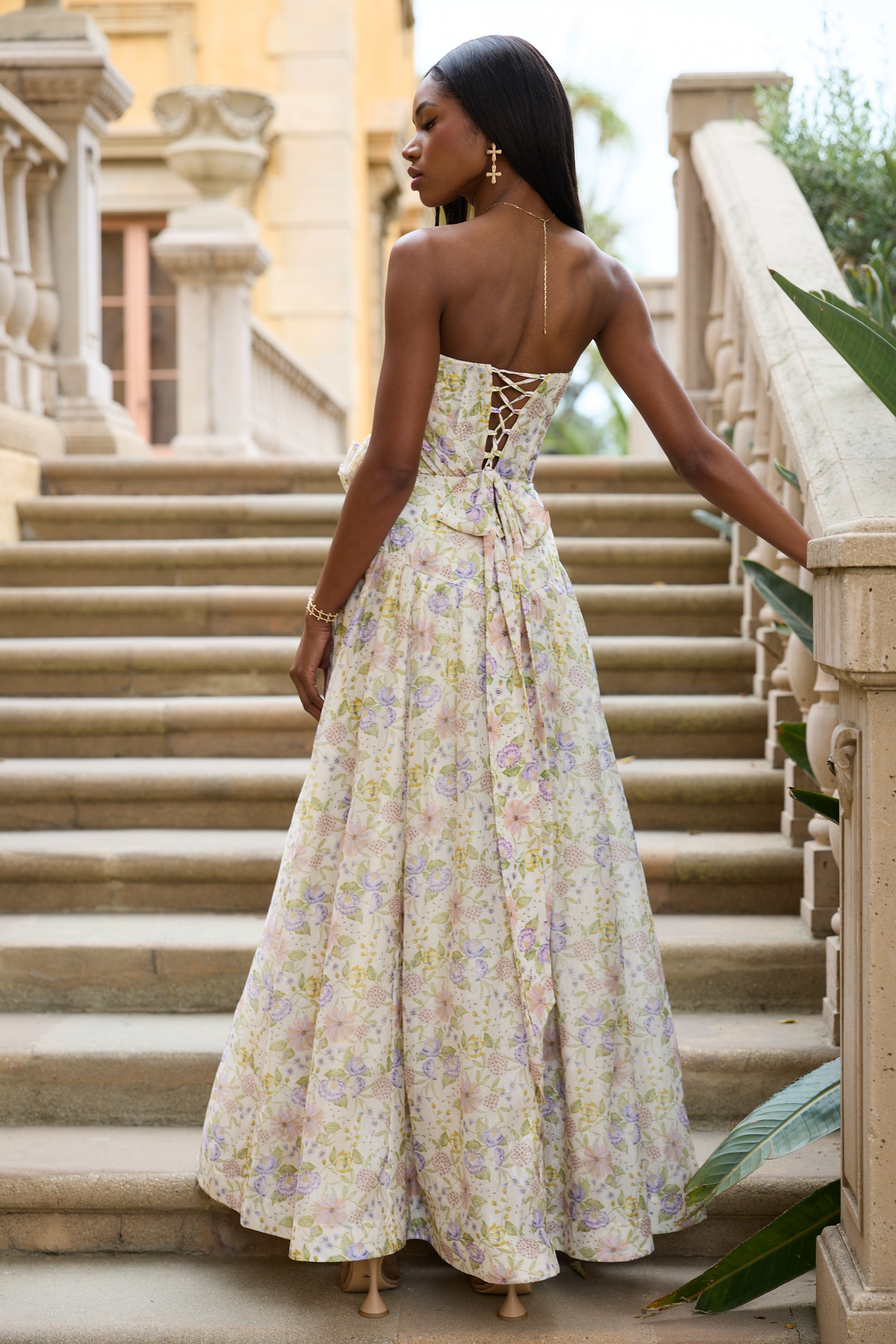 v chapman prom dress The Veronica Dress in Taupe Windsor Brocade 8 / Taupe Windsor Brocade
