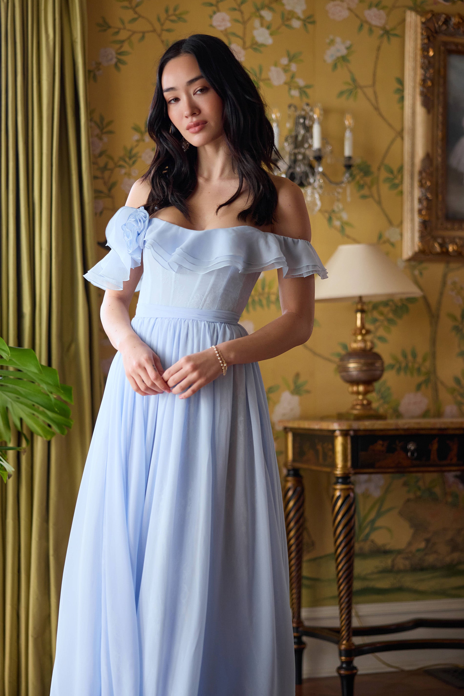 The Rosetta Dress in Halogen Blue 10 / Halogen Blue The Rosetta Dress in Halogen Blue 10 / Halogen Blue