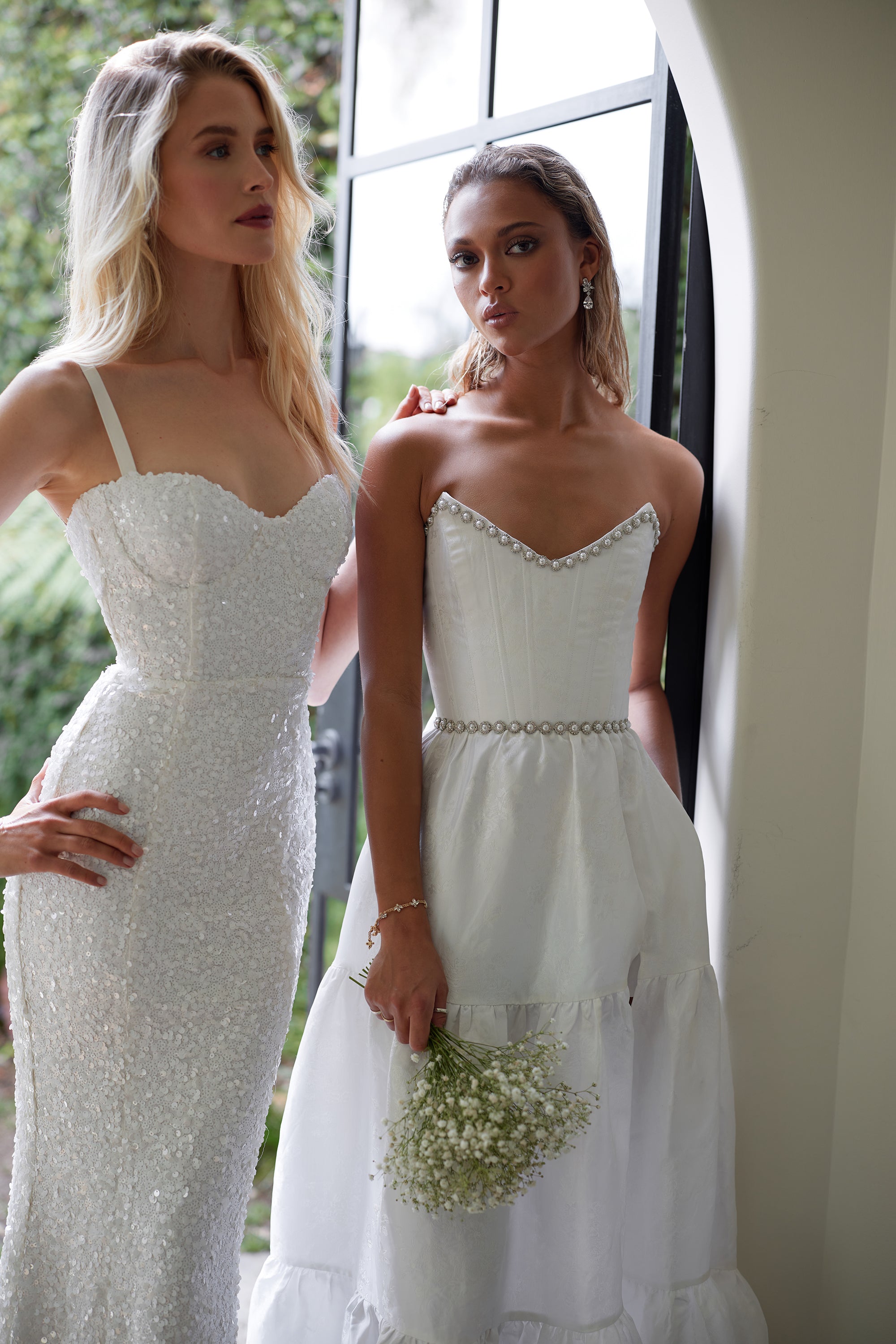 The Vivian Dress in White Windsor Brocade US 00 / White Windsor Brocade The Vivian Dress in White Windsor Brocade US 00 / White Windsor Brocade