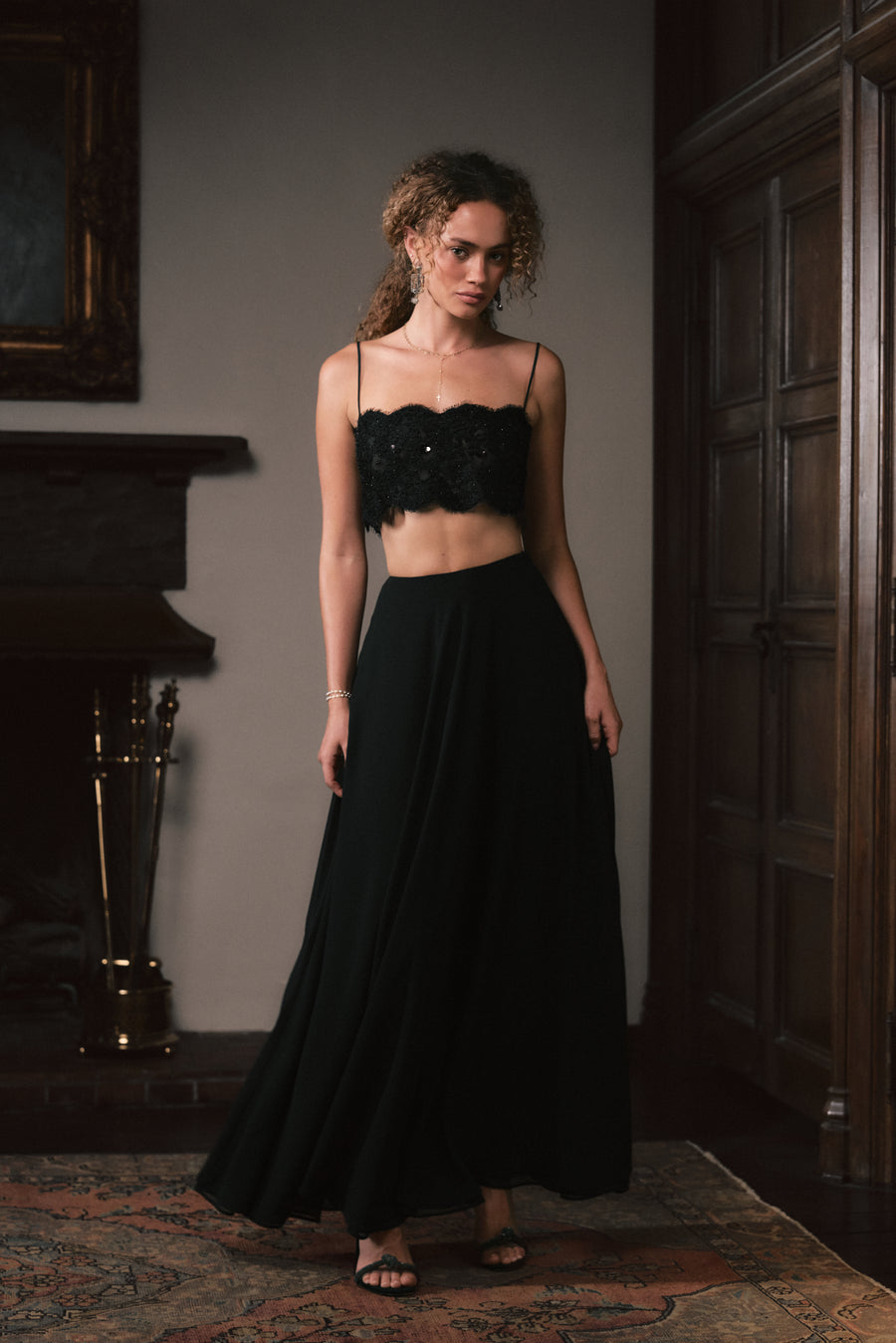The Carter Skirt in Black