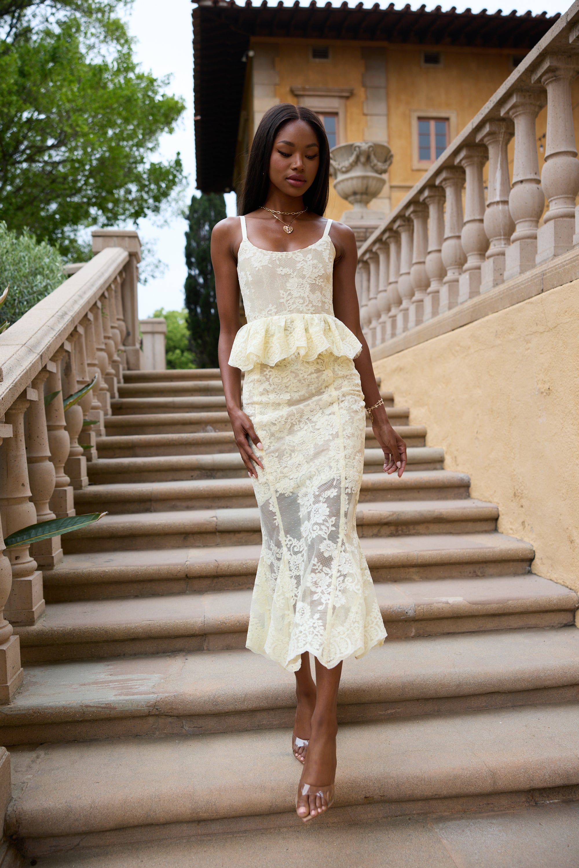 Yellow And White Lace Dress Farida Yellow Lace Maxi Dress US Beginning Boutique Exclusive Yellow And White Lace Dress Farida Yellow Lace Maxi Dress US Beginning Boutique Exclusive