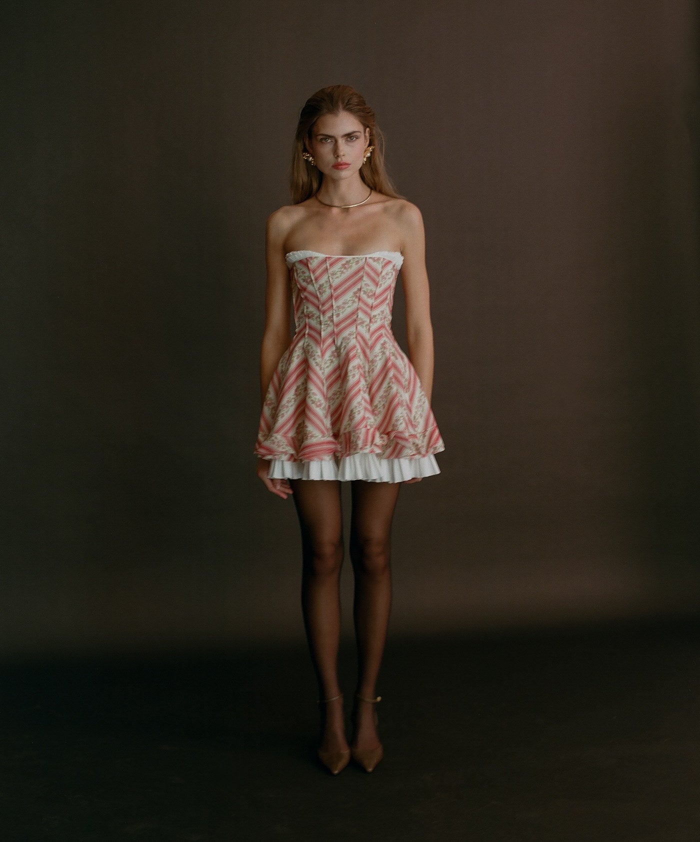 Printed mini dress