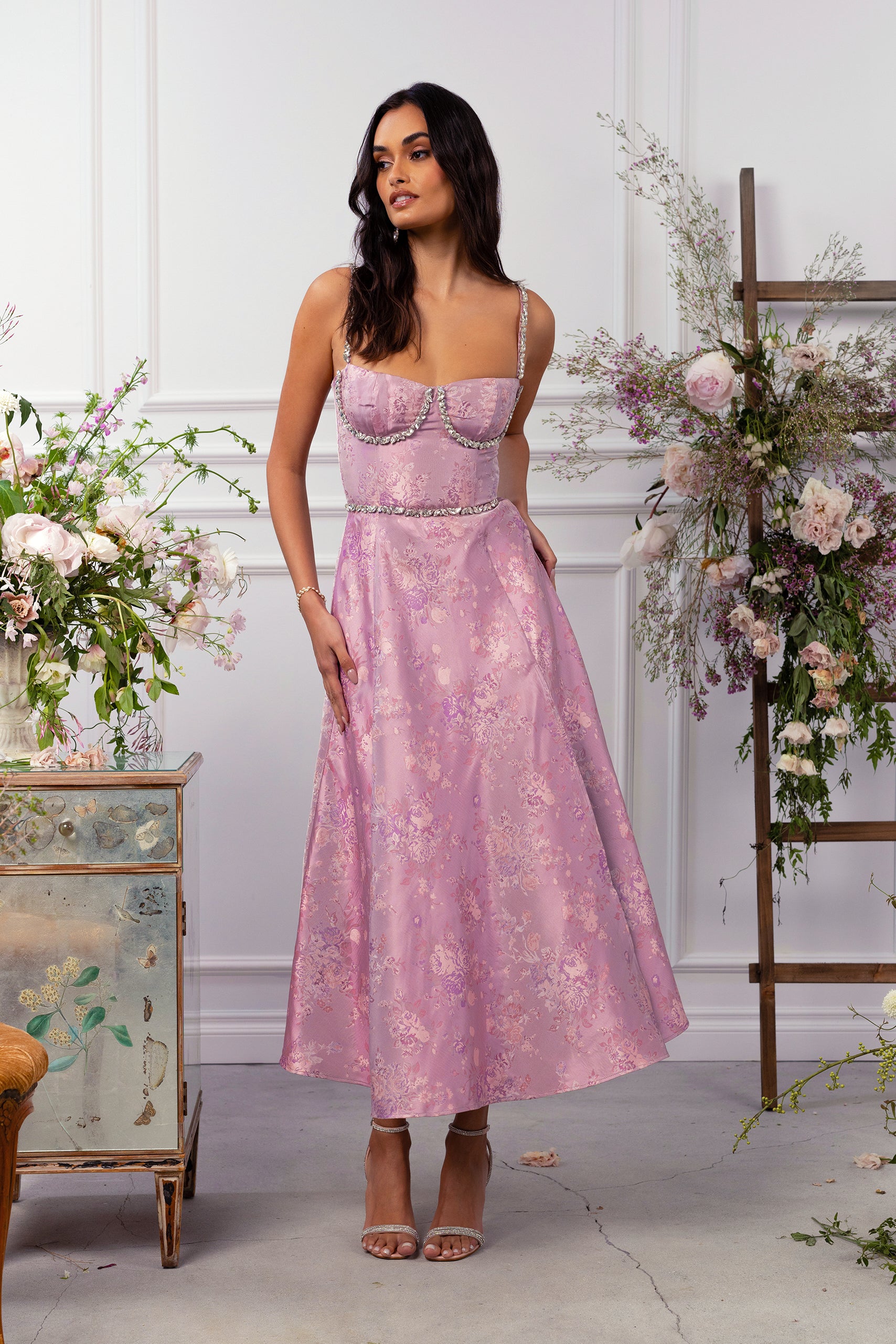 pink dress windsor The Avery in Light Brocade a stunningly laced corset back The Charlotte Dress in Light
