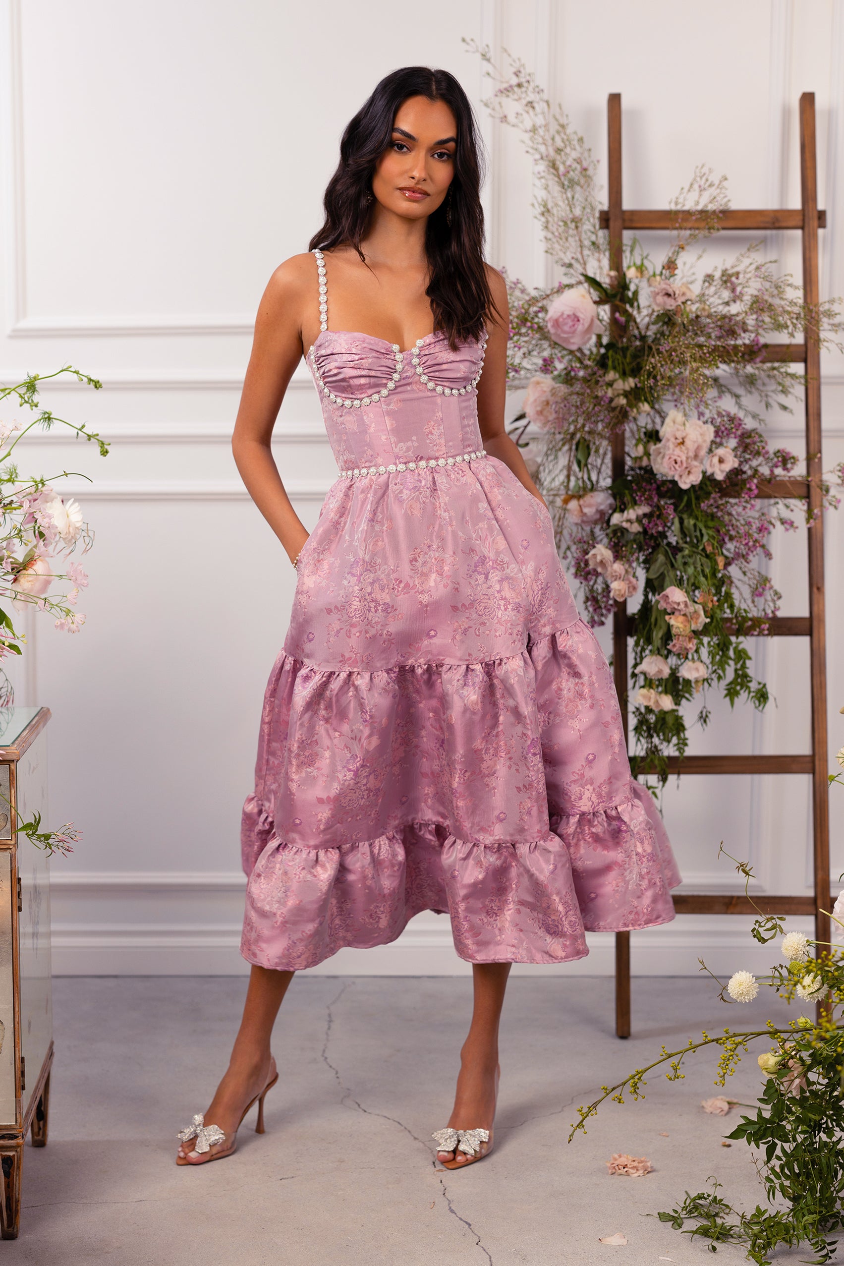 The Lorenza Dress in Orchid Haze Windsor V. Chapman The Lorenza Dress in Orchid Haze Windsor V. Chapman