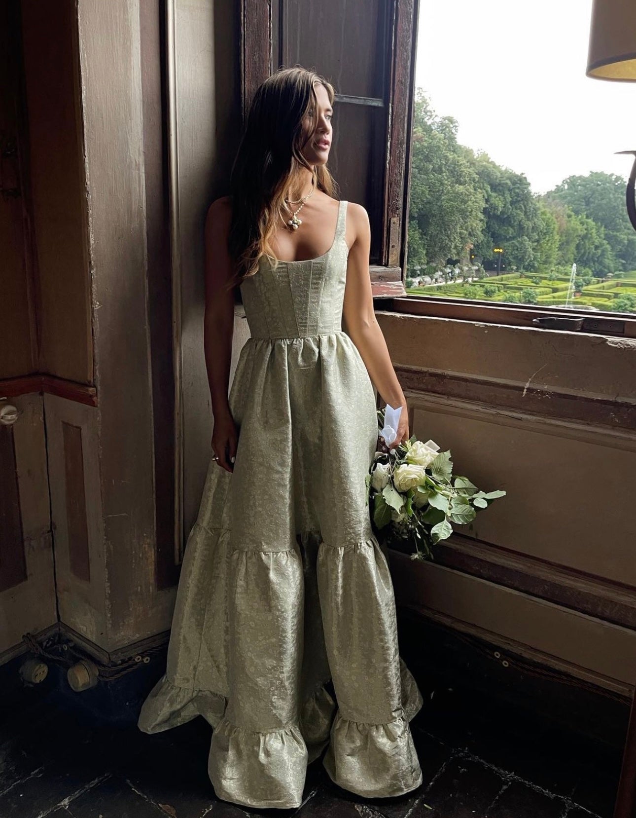 The Avery Dress in Sage Duchess 12 / Sage Duchess The Avery Dress in Sage Duchess 12 / Sage Duchess