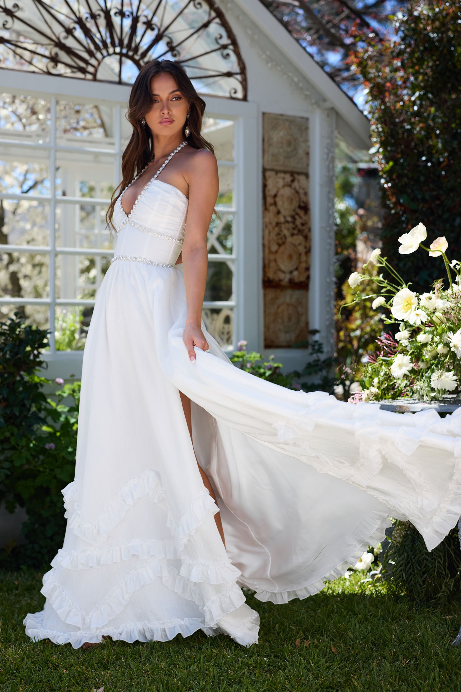 The Scarlette Dress in White 18 / White
