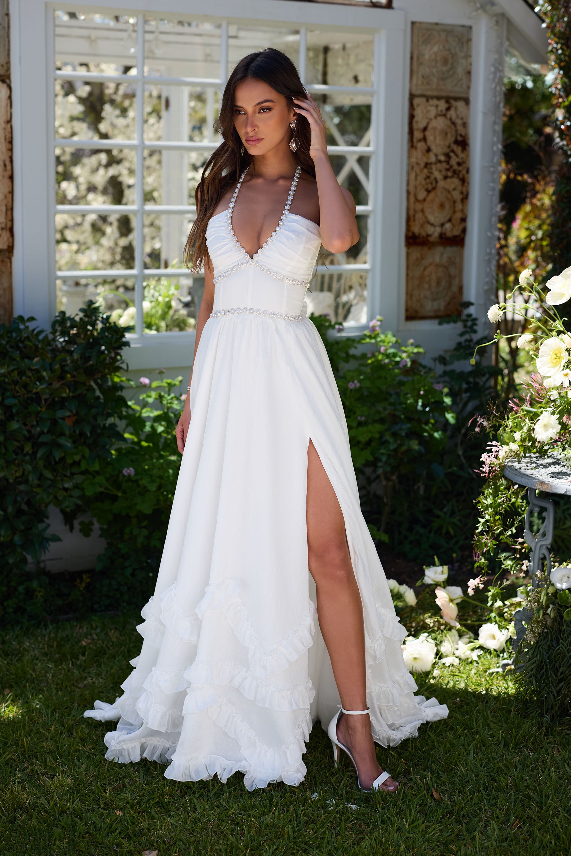 The Scarlette Dress in White 16 / White