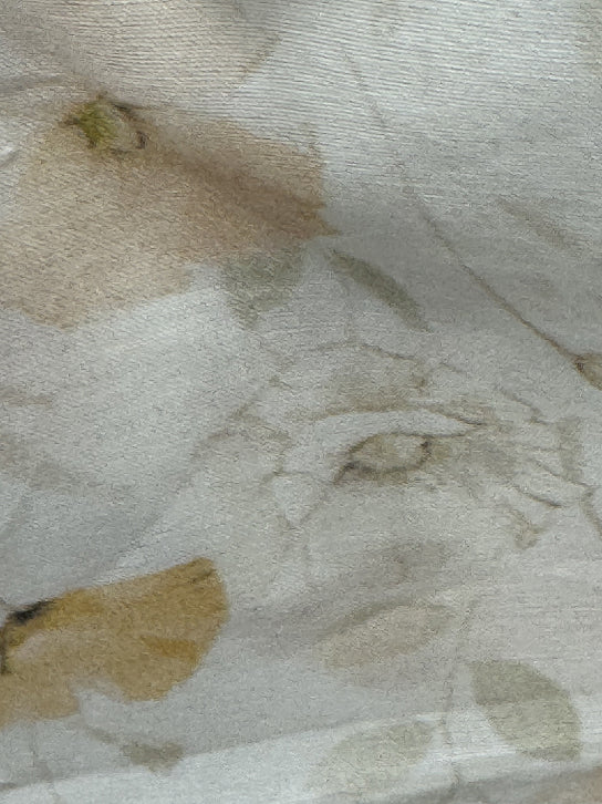 Floral textile detail