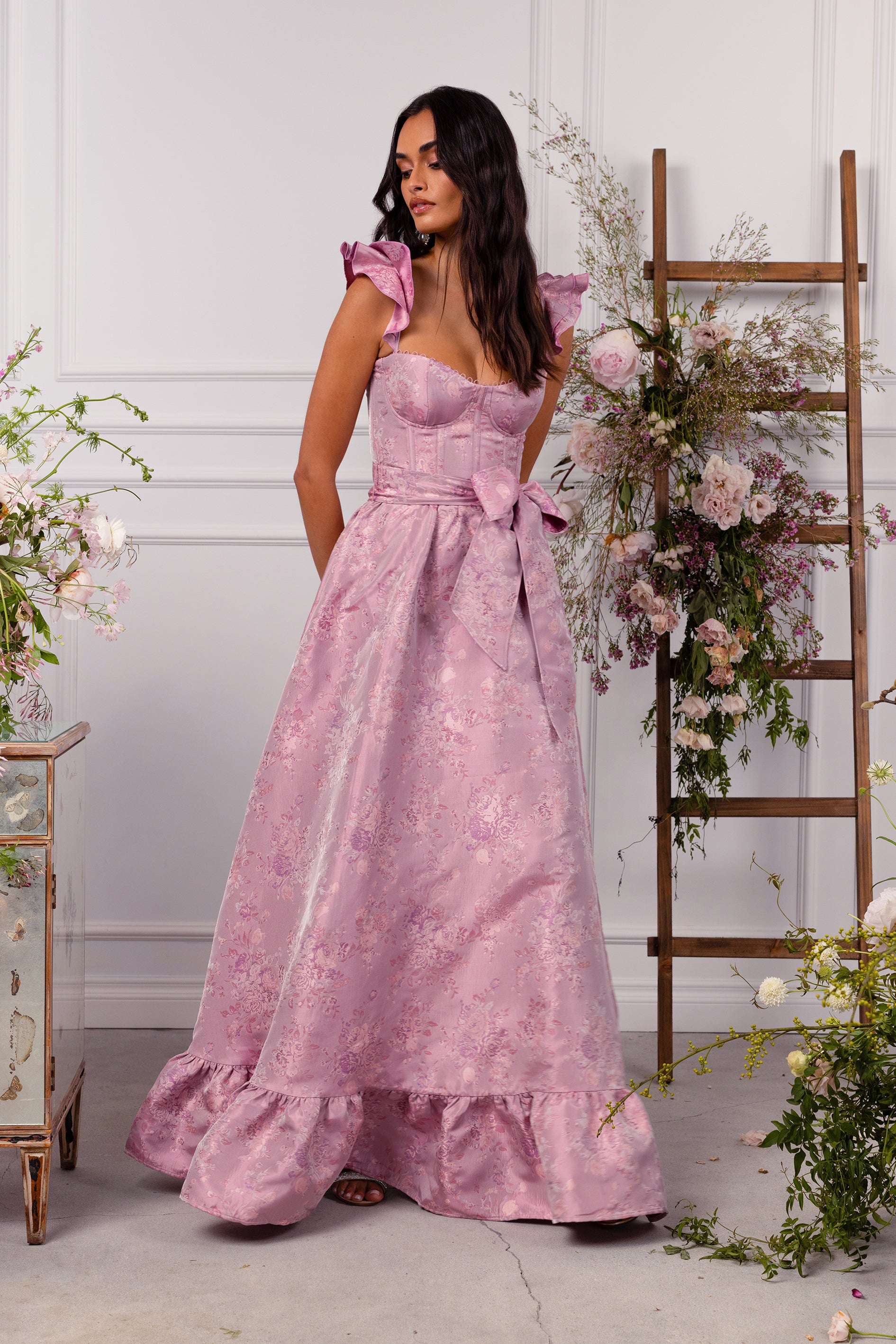 The Veronica Dress in Orchid Haze Windsor – V. Chapman The Veronica Dress in Orchid Haze Windsor – V. Chapman