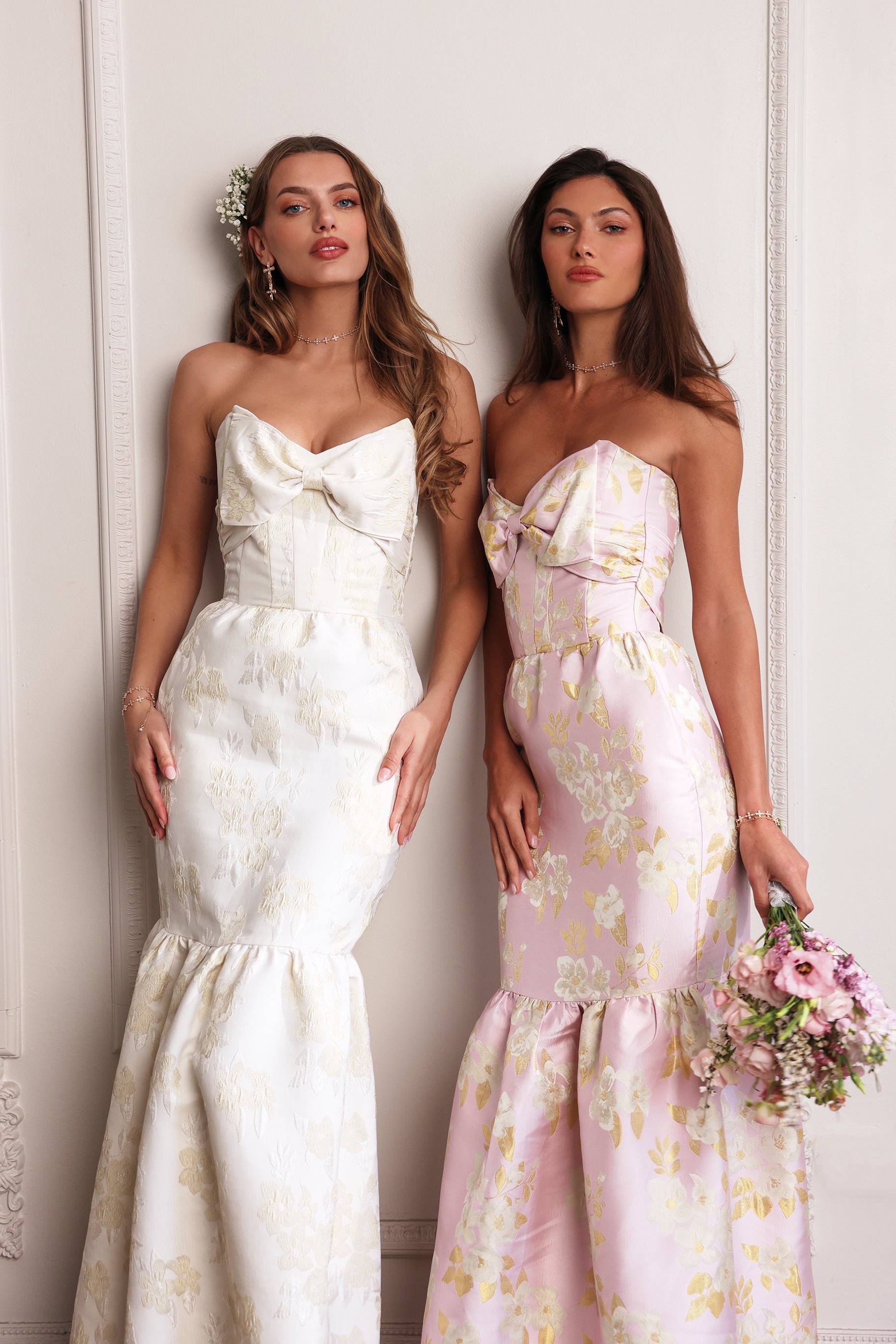 The Beth Dress in Light Lilac Baroque Floral – V. Chapman